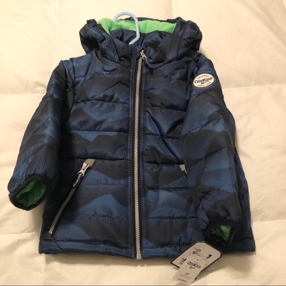 BNWT OshKosh Bgosh toddler winter puffer coat!